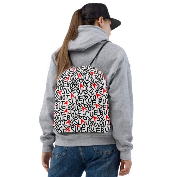 Absolute Graffiti Red A Drawstring bag